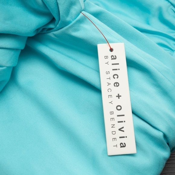 Alice + Olivia. Shayla Tiered Gathered Cotton-blend Maxi‎ Dress. - Picture 16 of 16